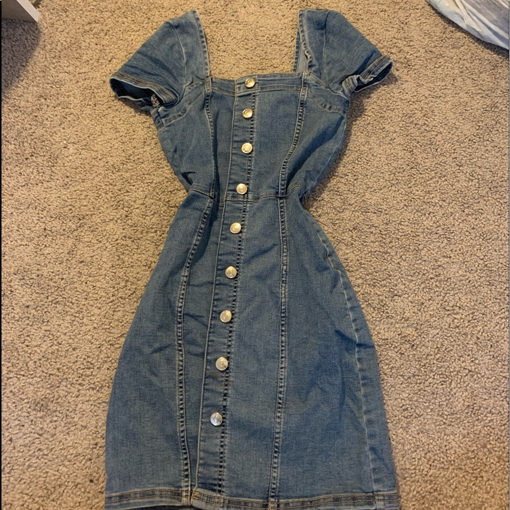 H&M Button Front Dress